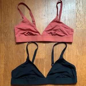NWOT Old Navy - Rust or Black COTTON Bralette S M
